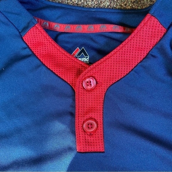 Majestic Cool Base short sleeve baseball jersey in Medium is pristine. Bargain. - Picture 3 of 7